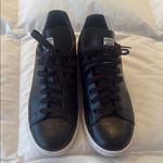 Adidas  Men's/Women’s black Stan Smith leather sneakers Photo 1