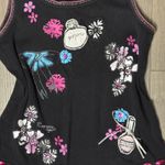 EXPRESS Y2K Dark Coquette ribbed tank medium Photo 2