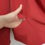 Anthropologie Cartonnier Canace Burnt Orange Red Draped Collar Blazer Jacket Photo 3