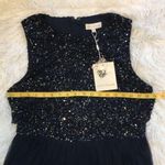 ASOS Maya Bridesmaid sleeveless midaxi tulle dress in Navy Blue size 12 Photo 3