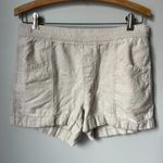 Old Navy  Flax Linen Blend High Rise Pull On Shorts Women's Small Photo 2