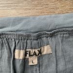 Flax  Light Blue 100% Linen Wide Leg Pants L Photo 1