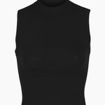 SKIMS Cotton Jersey Mock Neck Tank Photo 0