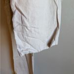 Ci Sono Cream Linen Blend Pull On Straight Leg Pants Womens XL Casual Photo 2