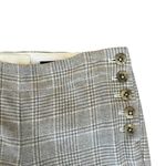 Anthropologie Elevenses Women’s The Brighton Plaid Flare Wide Leg Trouser Pants Photo 2