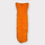 House Of CB  Julianna Strapless Ruched Corset Dress Women's XS Orange NWOT Photo 3