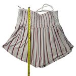 No Boundaries  Red White Blue Lace Striped Halter Bikini Top XXL | beaded string Photo 6