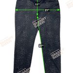 Chico’s Tone on Tone Cheetah Print Ponte Ankle Dress Pants Size 16 (Chico’s 3) Black Photo 2