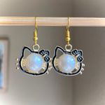 Handmade Y2k kawaii cat dangle earrings 😽 Photo 0