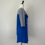 No Boundaries  Cute Gray Blue Shirt Loungewear Dress, Sz Small Photo 4