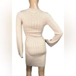 Hippie Rose  Crewneck Side-Slit Sweater Dress Photo 1