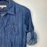 Banana Republic  Chambray Denim‎ Shirt Dress Size 2 Photo 4