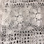 Hand made Vintage Cream Crochet Floral Top XL boho cottagecore farmhouse Photo 4