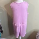Universal Threads Universal Thread Target Pink Knit Romper V Neck Drawstring Waist, size XL, NWOT Photo 4