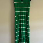 Anthropologie Daily Practice Dress Midi Sweater Green Stretch Preppy Size Small Photo 2