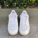 Valentino Garavani Valentino Atelier San Gallo printed broderie anglaise leather sneakers IT 38.5 Photo 4