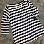 Cable & Gauge Black And White Striped Top Photo 0