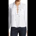 L'Academie L’ Academie Safari lace up long sleeve top. NWT Photo 2