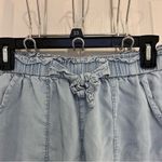 Aerie  High Waist Denim Blue Shorts Photo 3
