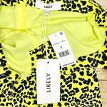 Likely NWT Constance Neon Yellow Leopard Print Bodycon Dress Photo 6