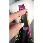 Victoria's Secret  Floral Padded Strapless‎ Bikini Top Black/Pink Print Size 36C Photo 4