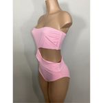 Volcom New.  pink one piece swimsuit. Large. Retails $98 Photo 6