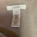 J.Crew Women Silver Metallic Glitter Sparkly Mesh Overlay Sleeveless Tank Top 0 Photo 2