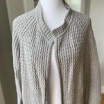 Madewell Gray Waffle Stitch Sweater Coat Duster Size Small Photo 8