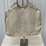 Lanbertson Truex metallic hobo handbag Silver Photo 0