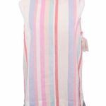 Ellen Tracy NWT  Linen Rome Stripe Sleeveless Top L Photo 0