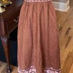 Spartina 449  Jennifer Midi Linen Mocha Dress New Photo 3