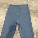 Beyond Yoga  Alloy Sparkle High waisted Midi Legging in Blue & Shiny Sparkle XS Photo 4