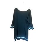 MSK Bell Sleeve Dress Black/White Sz 18 NWT Black Photo 1