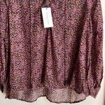 Apiece Apart Betina Blouse in Tiny Petals Magenta Photo 8