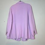 Talbots Blazer Jacket Tailored Stretch No Close Spring Lilac Purple Size 22W Photo 8
