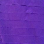 Vintage purple silk pleated ruffled short sleeve blouse Size 10 Size M Photo 3