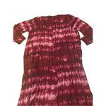 Torrid  GAUZE KIMONO Wine Red Tie dye duster boho retro size 2 Photo 4