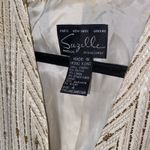 Suzelle Vintage Gold Beige Metallic Knit One Photo 6