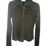 Lululemon  Two-Tone Ribbed Running Half Zip Women's Size 4 Athleisure NWOT Photo 0