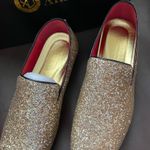 Men’s Dress Shoes Gold Size 10.5 Photo 2