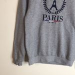 Paris tour D or ladies grey 90s style Eiffel Tower sweater size small Photo 3