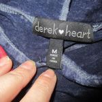 Derek Heart Casual Sporty Navy Red Stripe Hoodie Medium Photo 5