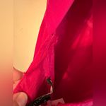 Jill Stuart JILL Plunge Deep V Cross Back Cut Out Maxi Dress Gown Gossip Pink 0 Photo 2