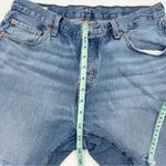 Levi's Premium 501 90s Cutoff Mid Thigh Jean Shorts Women's Size 28 Medium Wash Photo 11