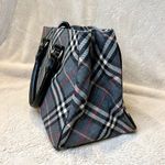Burberry Rare Blue Label Flannel Nova Check Plaid Bag Photo 2