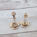 Vintage Clip On Earrings Green Clover Photo 7