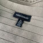 Nina Leonard  Open Front‎ Cardigan Sweater Size XL Ribbed Textured Knit Cover Up Photo 4