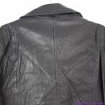 Madewell NEW‎  washed Leather Motorcycle Jacket, size M Photo 10