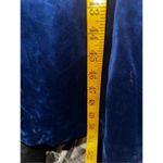 Vintage Diamond Tea Nieman Marcus Zip Front Velour Robe Blue Size undefined Photo 8