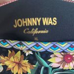 Johnny Was Mia Tie Front Black Floral Boho Bikini Size X-Large NWT Photo 10